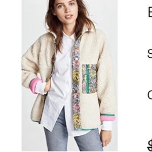 Sandy Liang Bayside Fleece Jacket Size 6